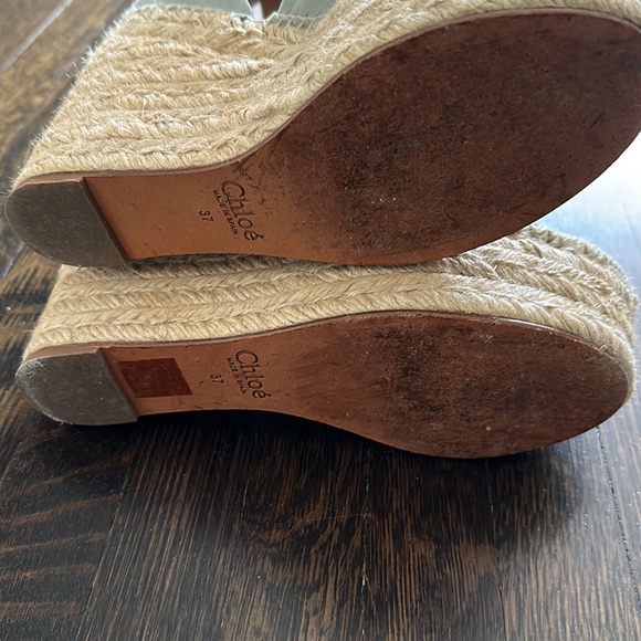 Chloe blue suede espadrilles - Picture 3 of 3